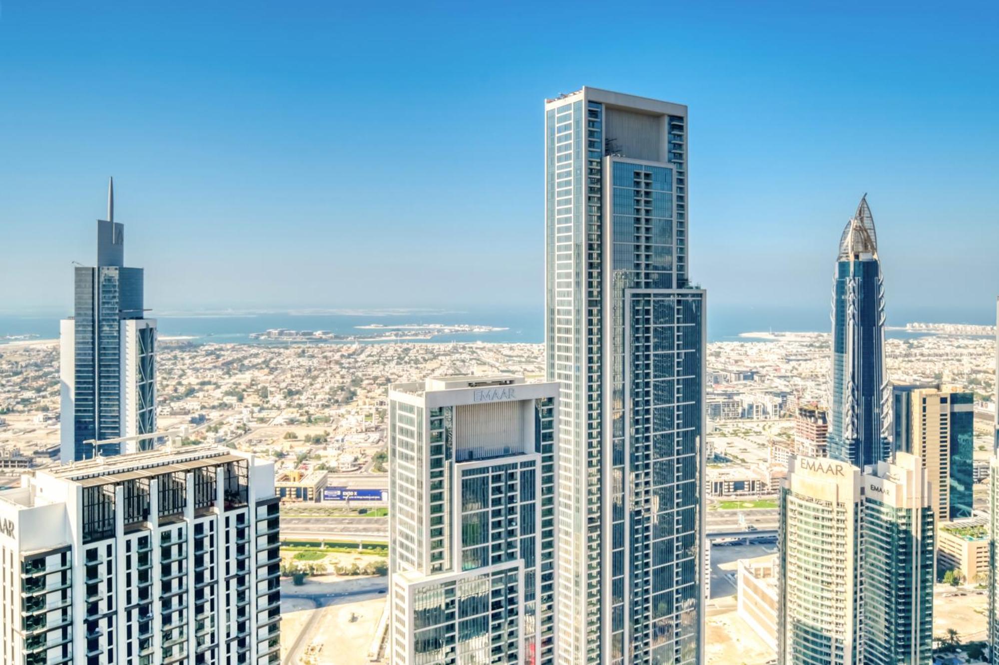 Downtown Luxury - Stunning Burj Khalifa & Sea View - 5 Minutes Walk To Dubai Mall Exterior foto