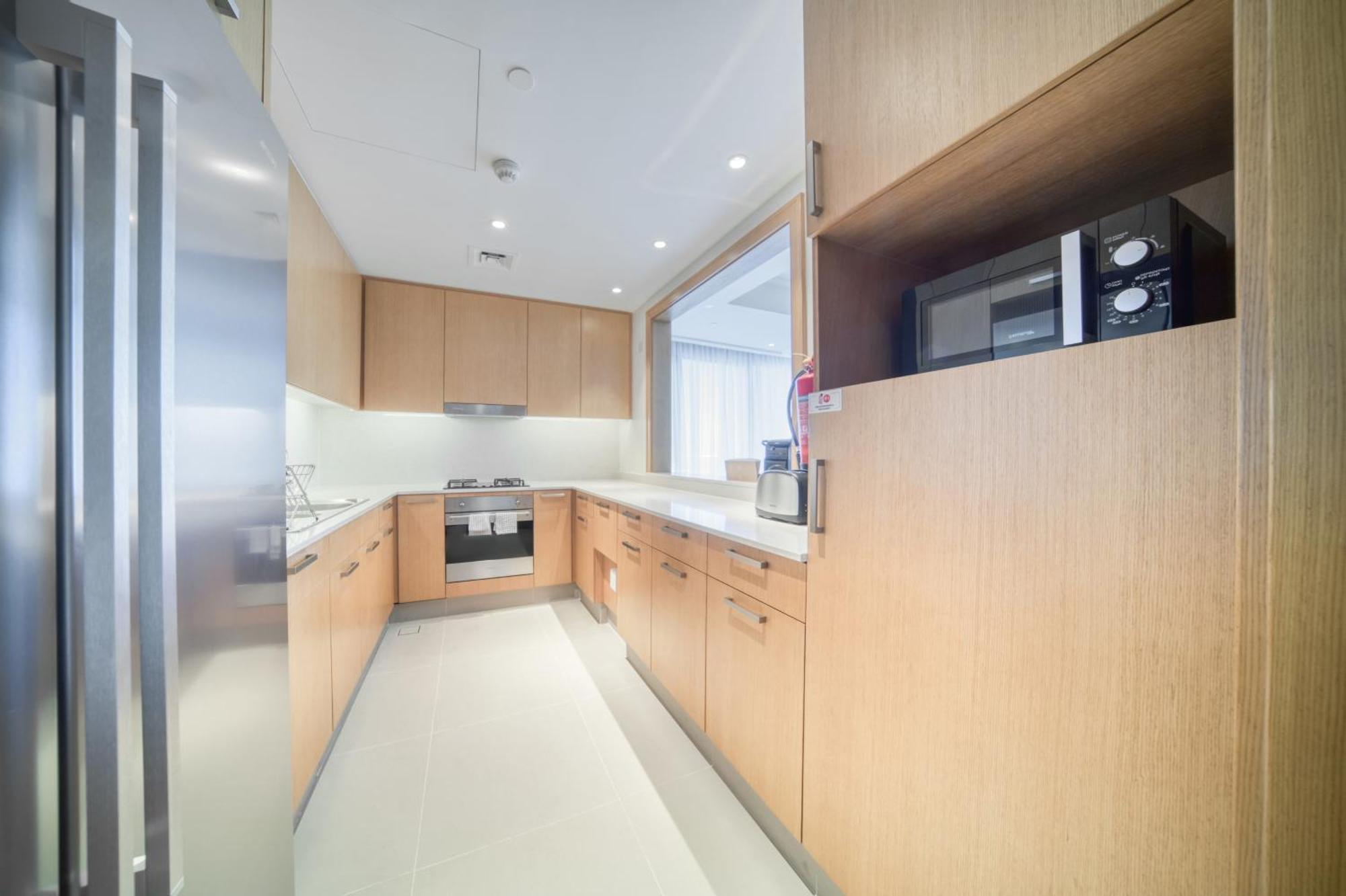 Downtown Luxury - Stunning Burj Khalifa & Sea View - 5 Minutes Walk To Dubai Mall Quarto foto